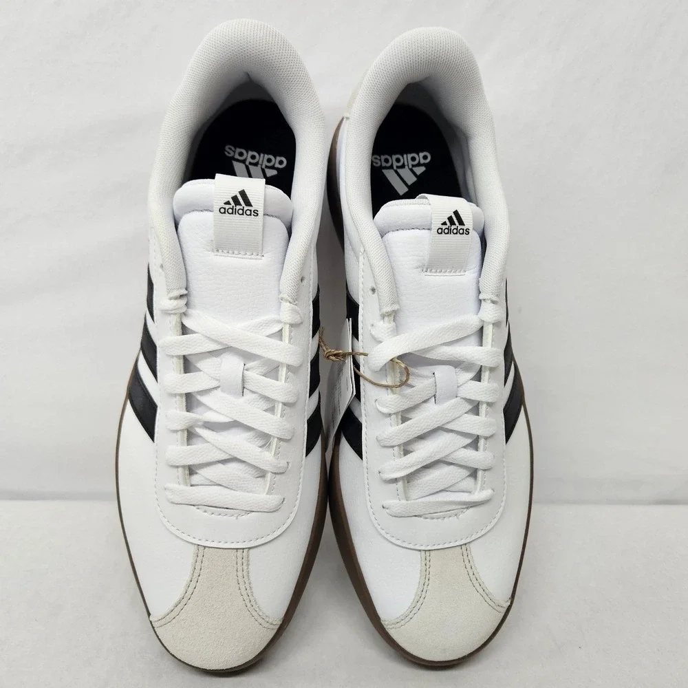 Adidas VL Court 3.0 Skateboarding Shoes ID6285 White Core Black Men's Size 10.5 - Picture 6 of 11